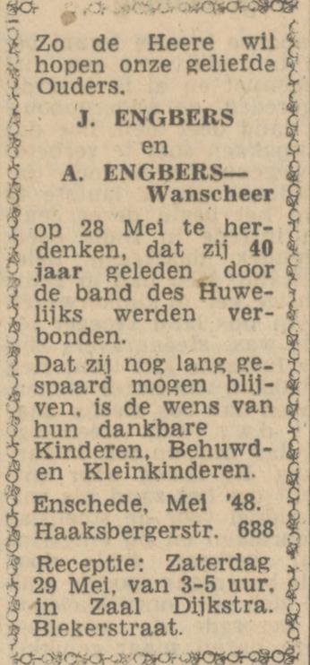 Haaksbergerstraat 688 J. Engbers advertentie Tubantia 25-5-1948.jpg