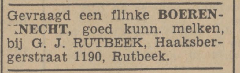 Haaksbergerstraat 1190 G.J. Rutbeek advertentie Tubantia 17-1-1942.jpg