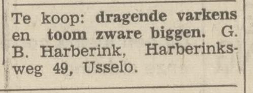 Harberinksweg 49 Usselo G.B. Harberink advertentie Tubantia 16-12-1967.jpg