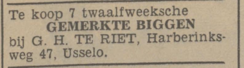 Harberinksweg 47 Usselo G.H. te Riet advertentie Tubantia 2-12-1939.jpg