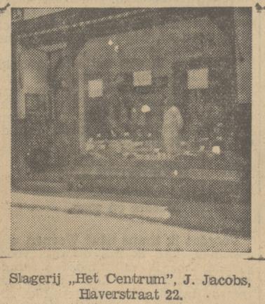 Haverstraat 22 J. Jacobs slagerij Het Centrum. krantenfoto Tubantia 19-6-1934.jpg