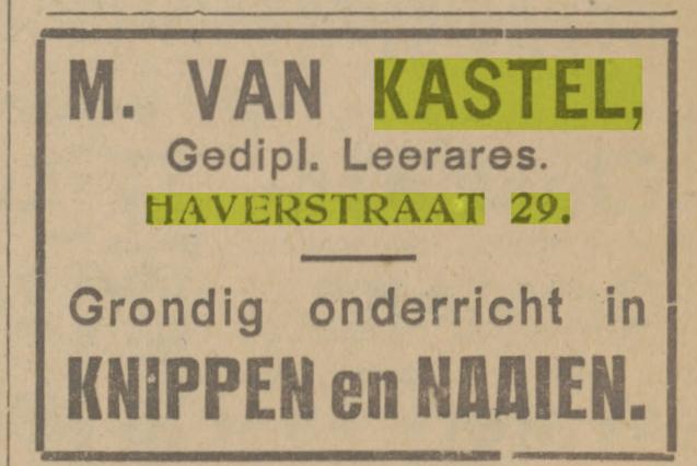 Haverstraat 25 M. van Kastel advertentie Tubantia 30-3-1925.jpg