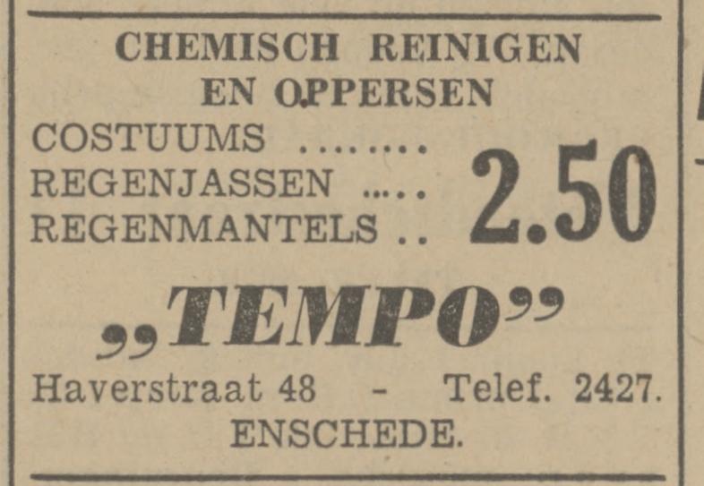 Haverstraat 48 Tempo advertentie Tubantia 8-3-1941.jpg