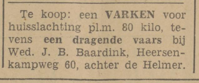 Heersenkampweg 60 J.B. Baardink advertentie 2-10-1942.jpg
