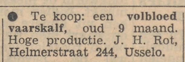 Helmerstraat 244 Usselo J.H. Rot advertentie Tubantia 14-10-1957.jpg