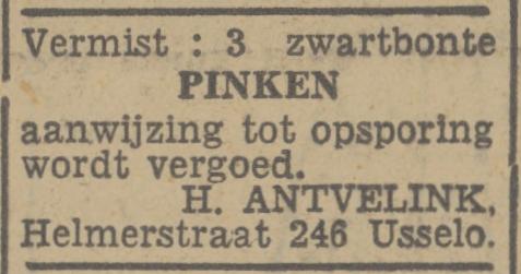 Helmerstraat 246 Usselo H. Antvelink advertentie Tubantia 19-5-1948.jpg