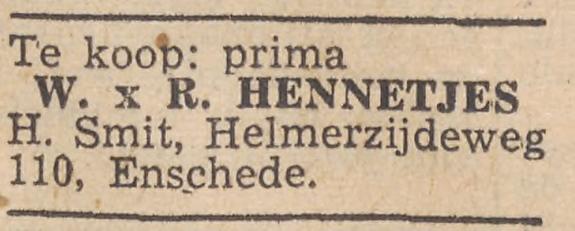 Helmerzijdeweg 110 H. Smit advertentie Twentsche courant 3-5-1956.jpg