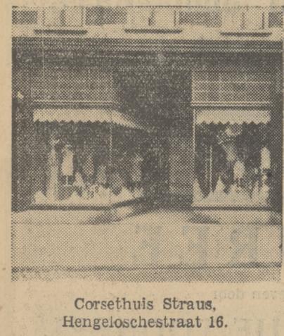 Hengelosestraat 16 Corsethuis Straus, krantenfoto Tubantia 19-6-1934.jpg