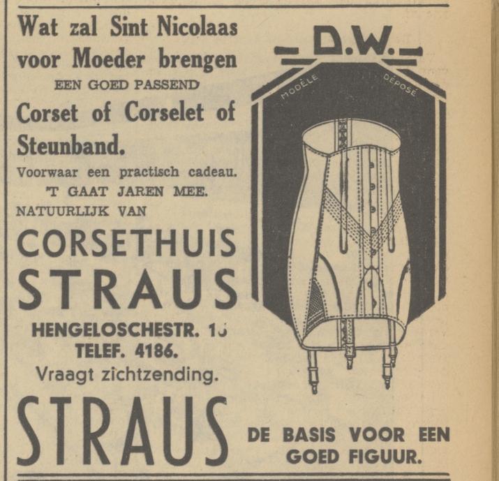Hengelosestraat 16 Corsethuis Straus advertentie Tubantia 30-11-1937.jpg
