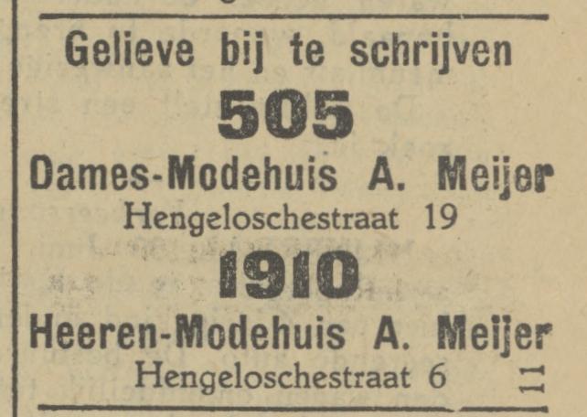 Hengelosestraat 19 modehus Meijer advertentie 1-7-1929.jpg