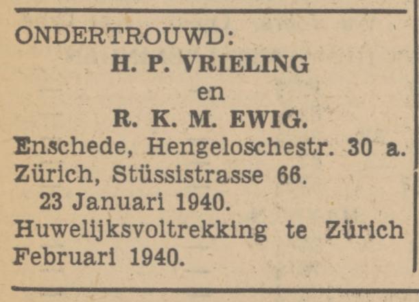 Hengelosestraat 30 H.P. Vrieling advertentie Tubantia 25-1-1940.jpg