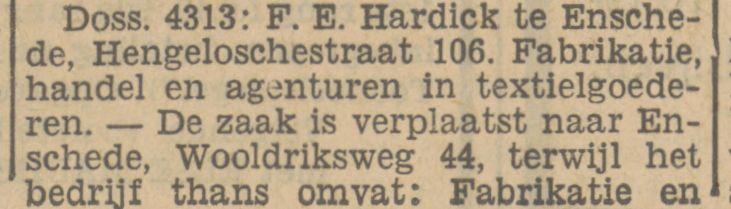 Hengelosestraat 106 F.E. Hardick krantenbericht Tubantia 6-10-1934.jpg