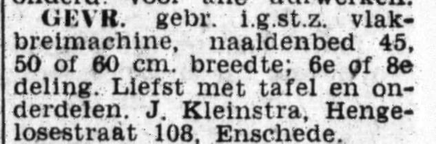 Hengelosestraat 108 J. Kleinstra advertentie Het Volk 26-8-1944.jpg