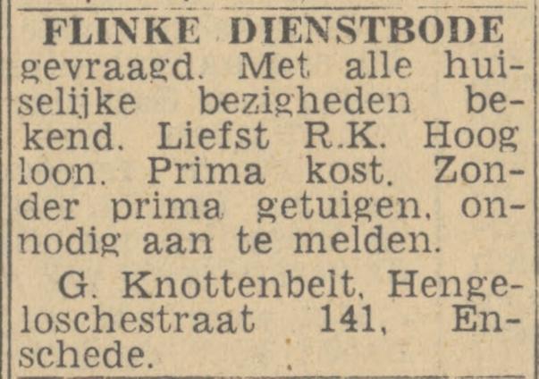 Hengelosestraat 141 G. Knottenbelt advertentie Twentsch nieuwsblad 21-2-1944.jpg