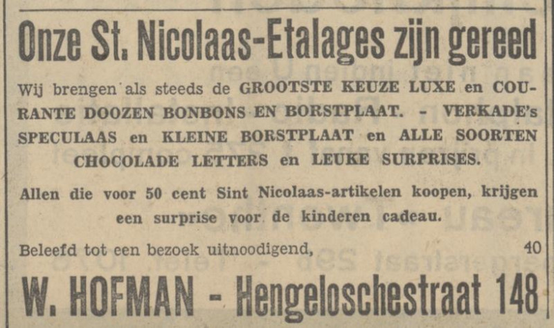 Hengelosestraat 148 W. Hofman advertentie Tubantia 21-11-1930.jpg