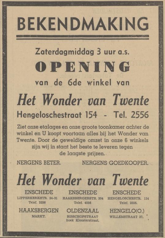 Hengelosestraat 154 Het wonder van Twente advertentie Tubantia 8-7-1938.jpg