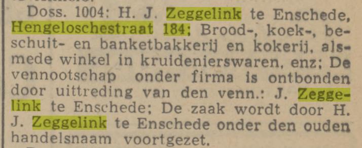 Hengelosestraat 184 J. Zeggelink krantenbericht Tubantia 8-11-1941.jpg
