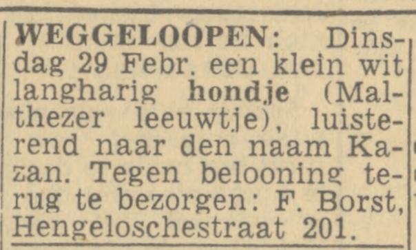 Hengelosestraat 201 F. Borst advertentie Twentsch nieuwsblad 2-3-1944.jpg