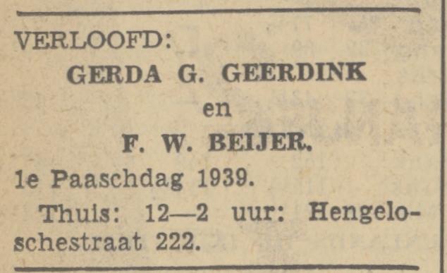 Hengelosestraat 222 F.W. Beijer advertentie Tubantia 5-4-1939.jpg