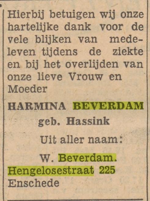 Hengelosestraat 225 W. Beverdam advertentie Tubantia 24-5-1960.jpg