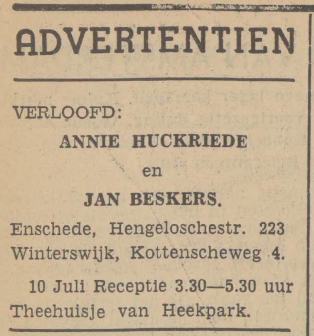 Hengelosestraat 223 Annie Huckriede advertentie Tubantia 6-7-1938.jpg