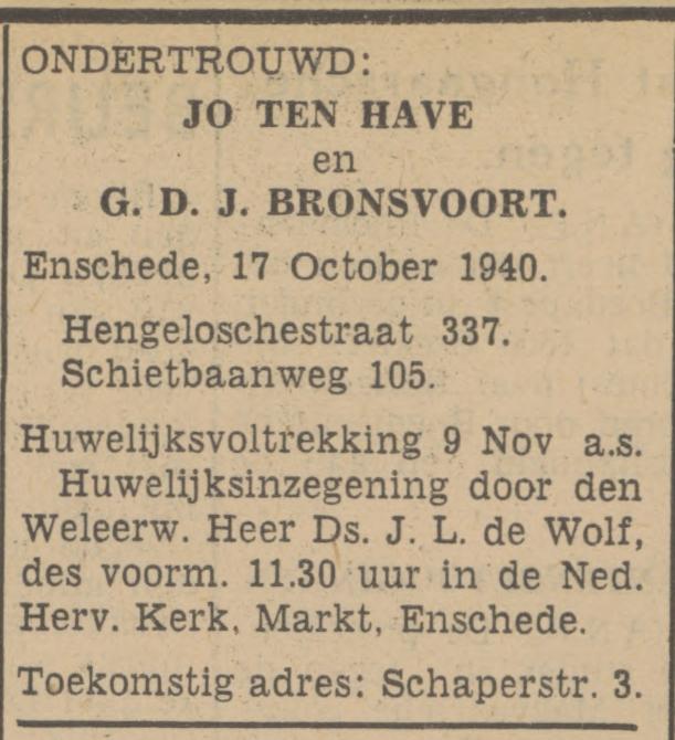 Hengelosestraat 337 Jo ten Have advertentie Tubantia 18-10-1940.jpg