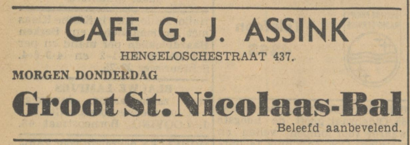Hengelosestraat 437 cafe G.J. Assink advertentie Tubantia 4-2-1940.jpg