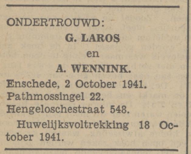 Hengelosestraat 548 A. Wennink advertentie Tubantia 2-10-1941.jpg