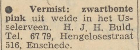 Hengelosestraat 516 H.J.H. Buld advertentie Tubantia 12-9-1960.jpg
