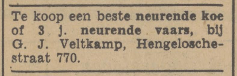 Hengelosestraat 770 G.J. Veltkamp advertentie Tubantia 3-1-1942.jpg
