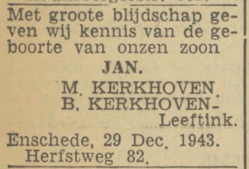 Herfstweg 82 M. Kerkhoven advertentie Twentsch nieuwsblad 31-12-1943.jpg