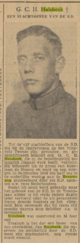 Hessenweg 30 G.C.H. Hulsbeek krantenbericht Tubantia 11-10-1947.jpg