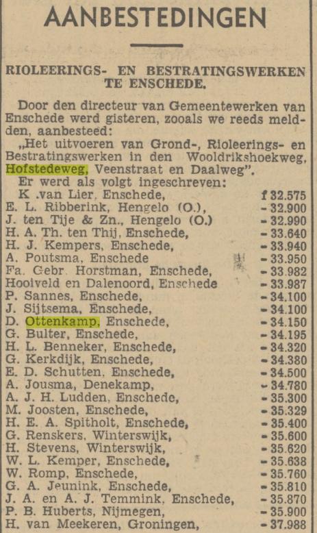 Hofstedeweg 121 D. Ottenkamp advertentie Tubantia 17-1-1940.jpg