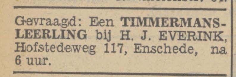 Hofstedeweg 117 H.J. Everink timmerman advertentie Tubantia 19-3-1938.jpg
