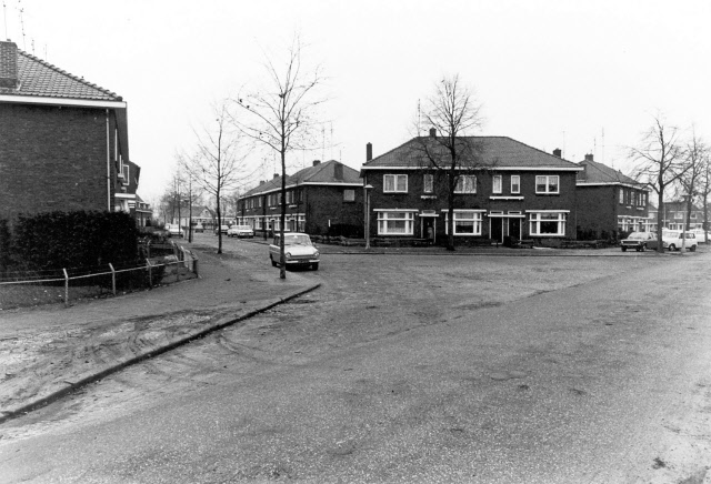 Hòfteweg 20-22-24 Tuindorp Broekheurne. Midden op de foto de kruising met de Ribesstraat achteraan de Burgemeester Van Veenlaan..jpeg