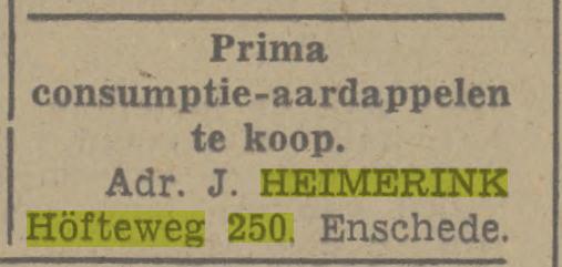 Hofteweg 250 J. Heimerink advertentie Tubantia 15-5-1948.jpg