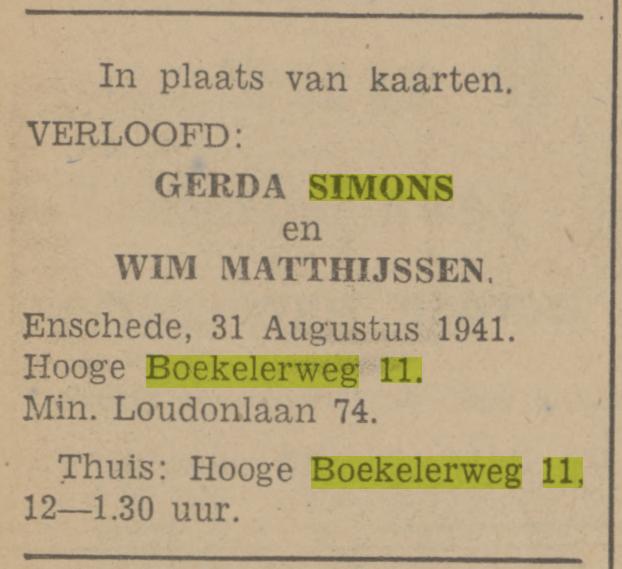 Hoge Boekelerweg 11 Gerda Simons advertentie Tubantia 26-8-1941.jpg