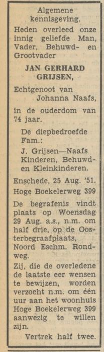 Hoge Boekelerweg 399 J.G. Grijsen overlijdensadvertentie Tubantia 27-8-1951.jpg