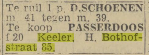 Hoge Bothofstraat 85 Keeler advertentie Twentsch nieuwsblad 24-11-1943.jpg