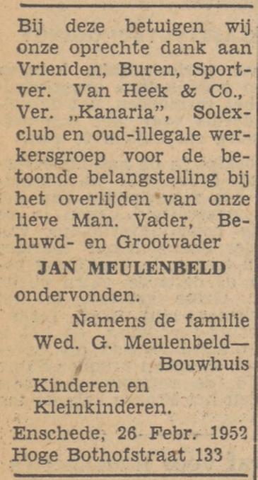 Hoge Bothofstraat 133 J. Meulenbeld advertentie Tubantia 26-2-1952.jpg