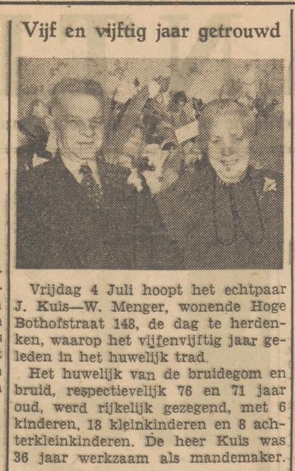 Hoge Bothofstraat 148 J. Kuis krantenbericht Tubantia 3-7-1952.jpg