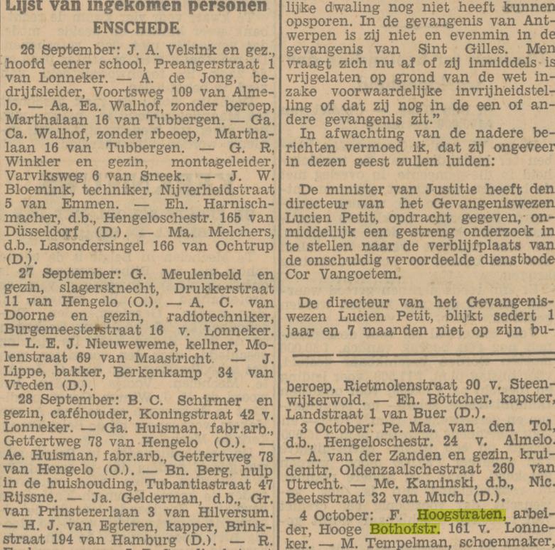 Hoge Bothofstraat 161 F. Hoogstraten krantenbericht Tubantia 3-12-1932.jpg