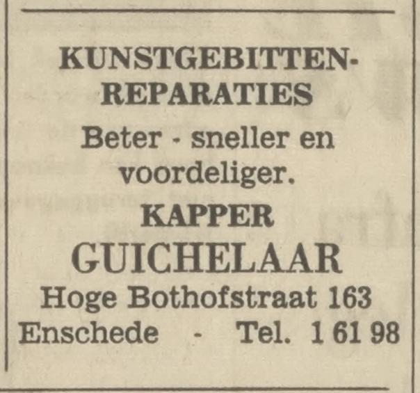 Hoge Bothofstraat 163 kapper Guichelaar advertentie Tubantia 19-4-1968.jpg
