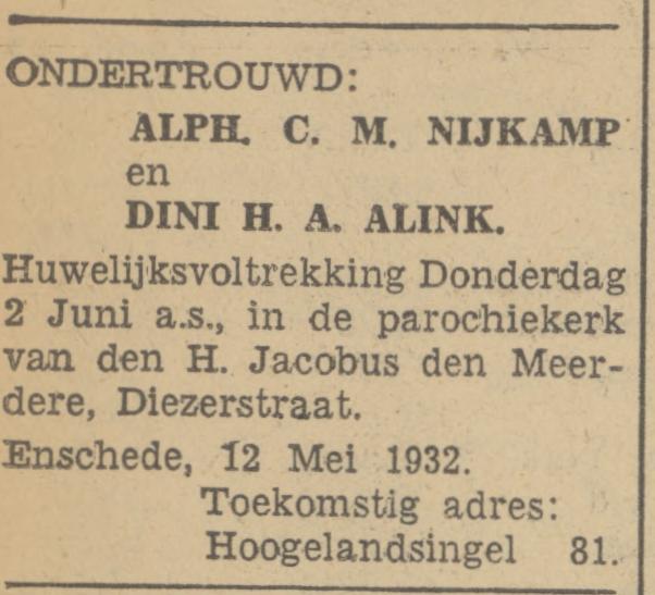 Hogelandsingel 81 A.C.M. Nijkamp advertentie Tubantia 13-5-1932.jpg