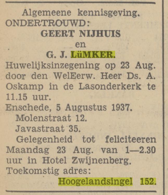 Hogelandsingel 152 G.J. Lümker advertentie Tubantia 5-8-1937.jpg