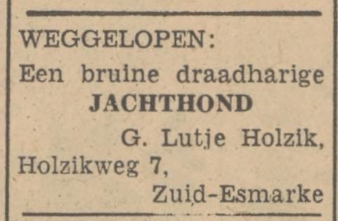 Holzikweg 7 Zuid-Esmarke G. Lutje Holzik advertentie Tubantia 17-7-1942.jpg