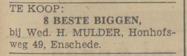Honhofsweg 49 Wed. H. Mulder advertentie Tubantia 15-8-1942.jpg