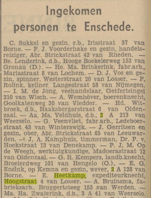 Hoogstraat 4 E. Heetkamp expediteurknecht krantenbericht Tubantia 17-7-1937.jpg