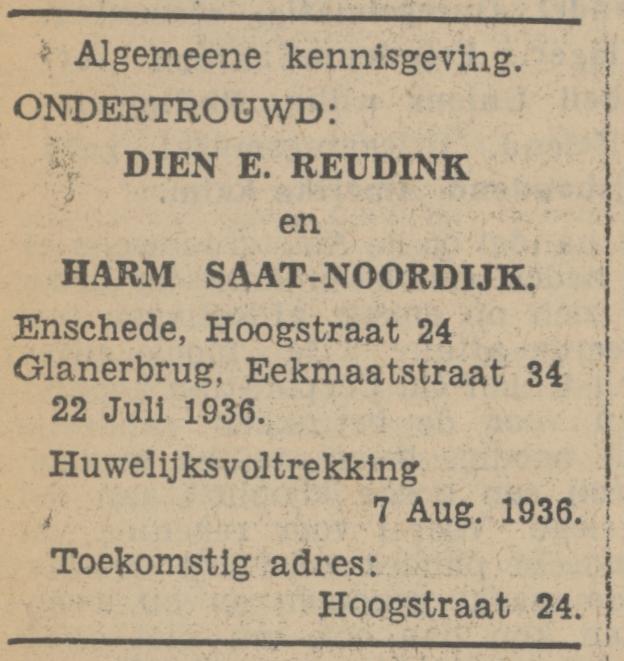 Hoogstraat 24 Harm Saat-Noordijk advertentie Tubantia 22-7-1936.jpg