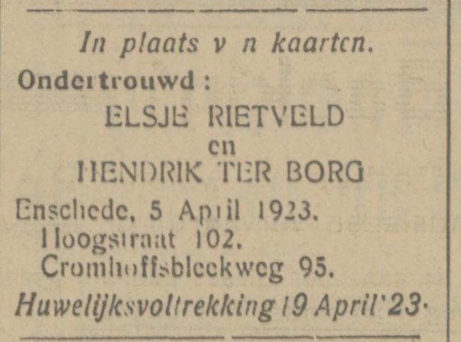 Hoogstraat 102 H. ter Borg advertentie Tubantia 5-4-1923.jpg
